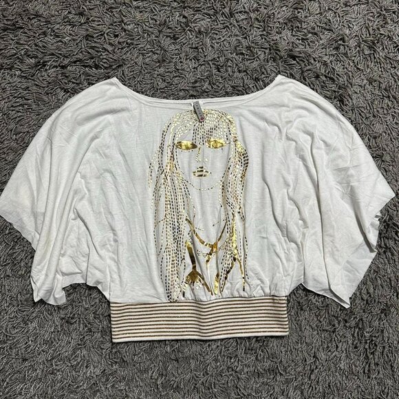 Y2K Streetwear Graphic Top Size XL - Picture 1 of 8
